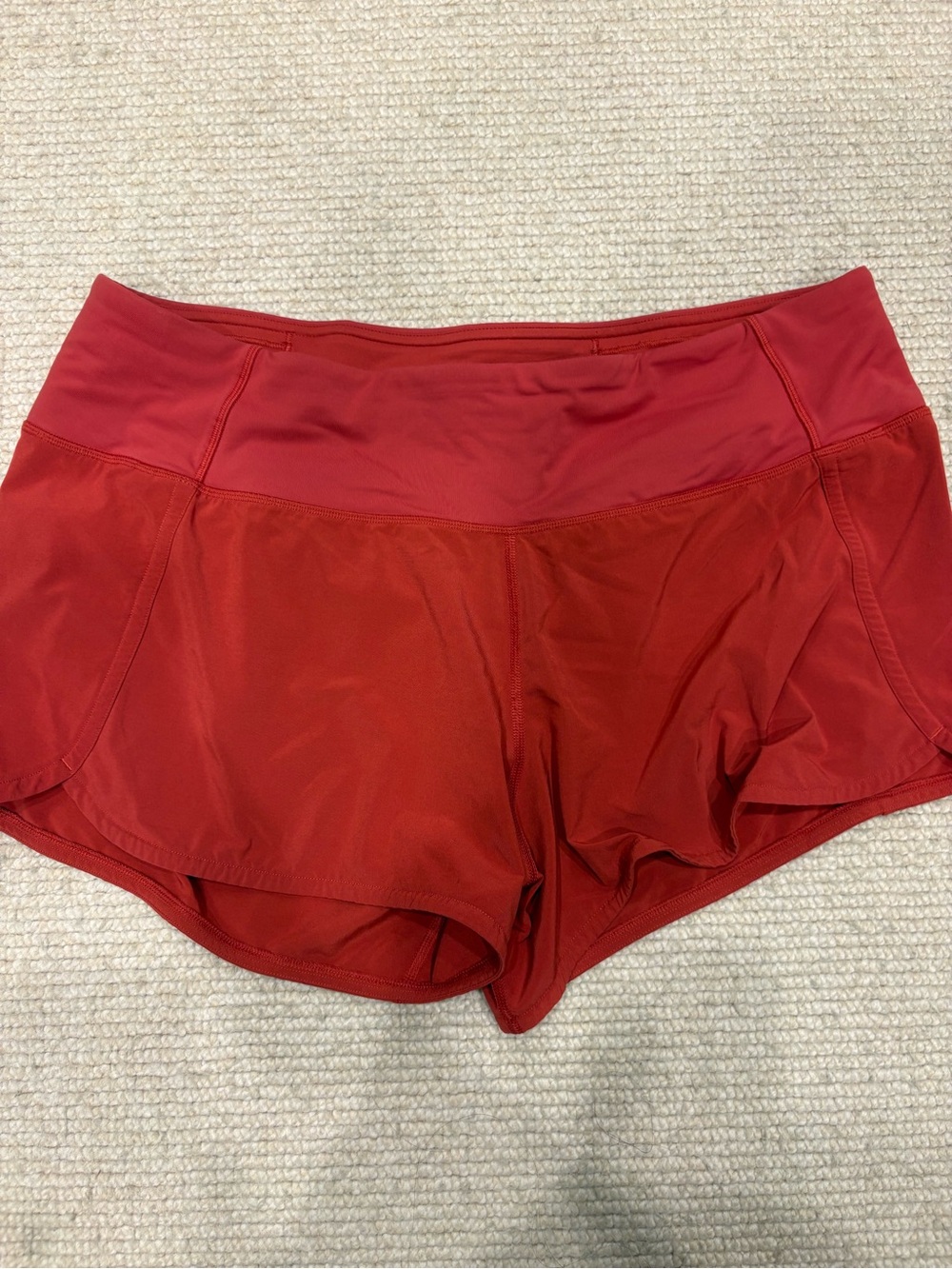 lululemon athletica Red Athletic Performance Shorts
